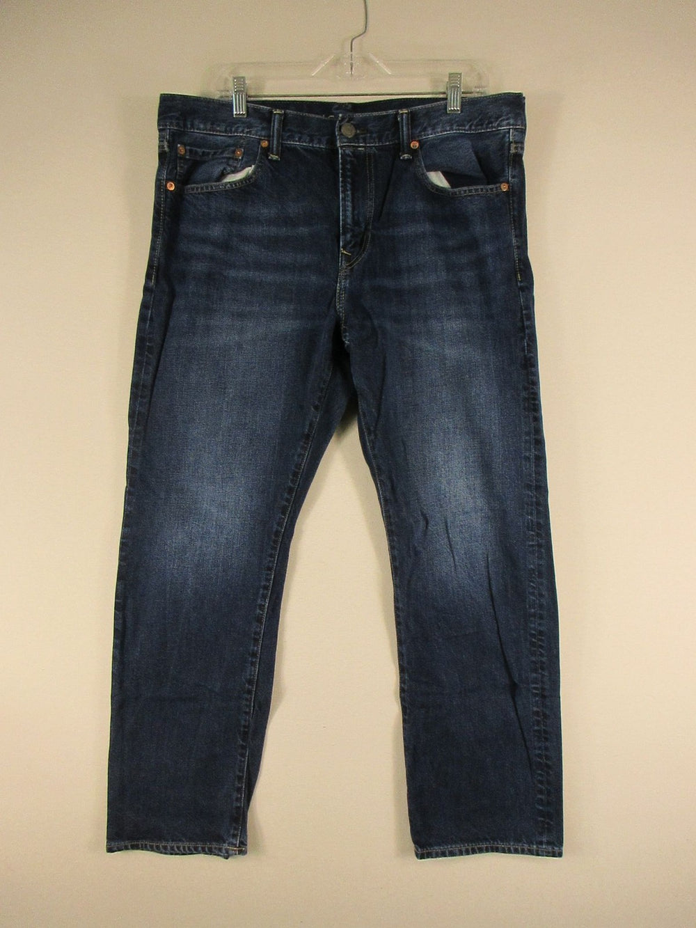 American Eagle Jeans Mens 36 Regular Fit Blue Straight Leg Denim Five Pocket