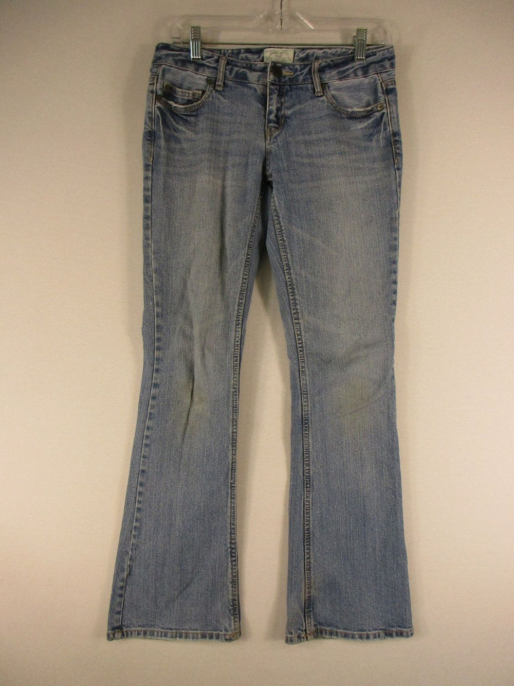 Aeropostale Jeans Womens 30 Hailey Flare Light Blue Stretch Denim Flared Casual