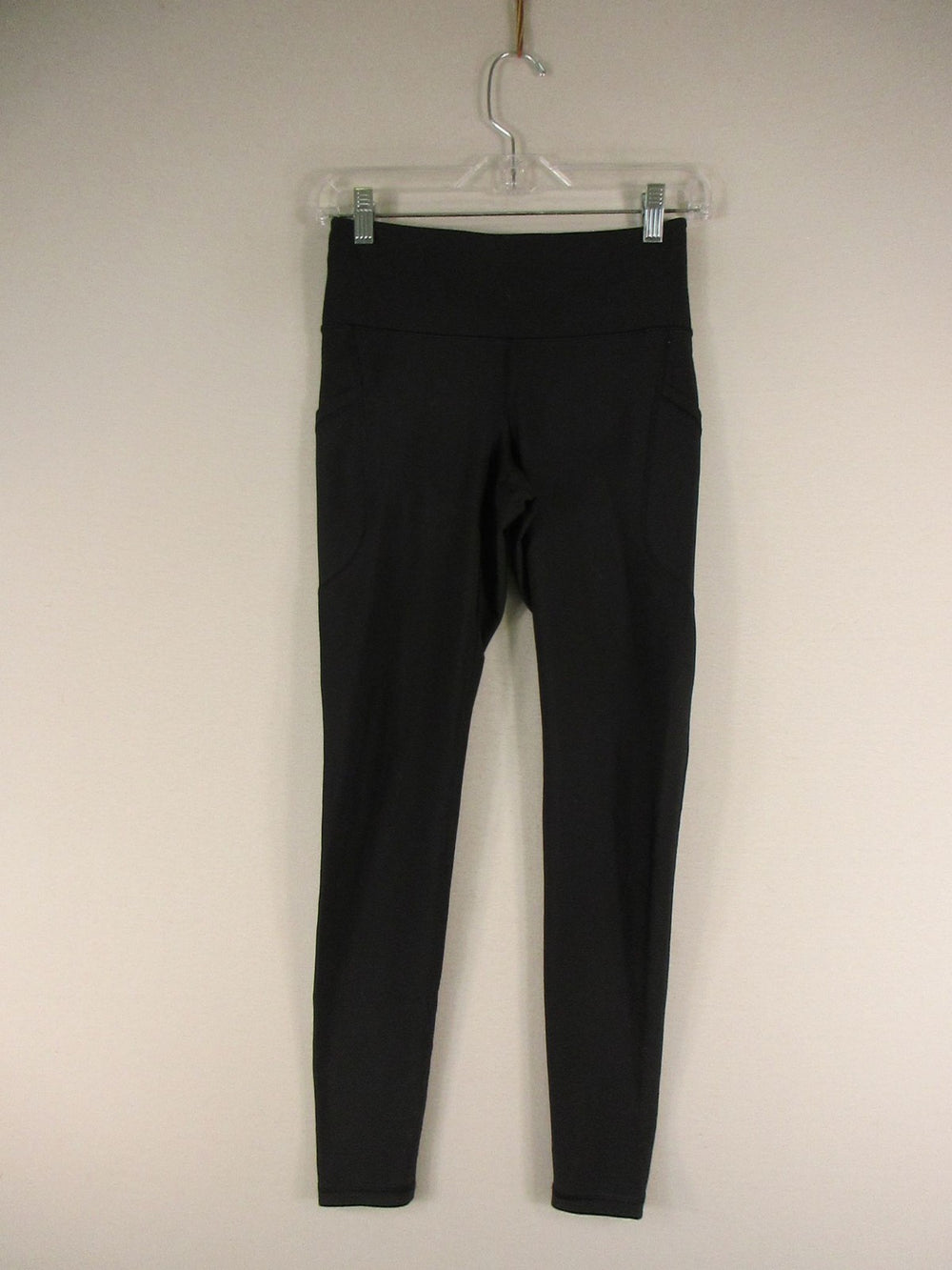 Old Navy Leggings Womens S Petite High-Rise Powersoft Go-Dry Black Active Pocket