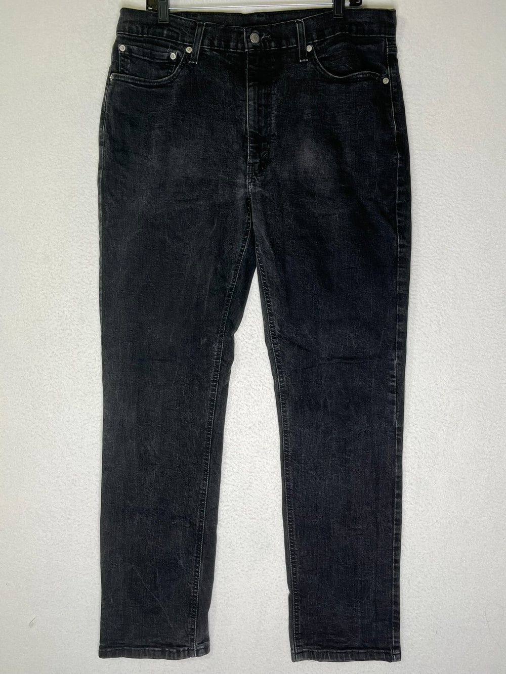 Levi's Black Straight Jeans Denim Western Outdoor Casual Bottoms Mens SZ W38XL34