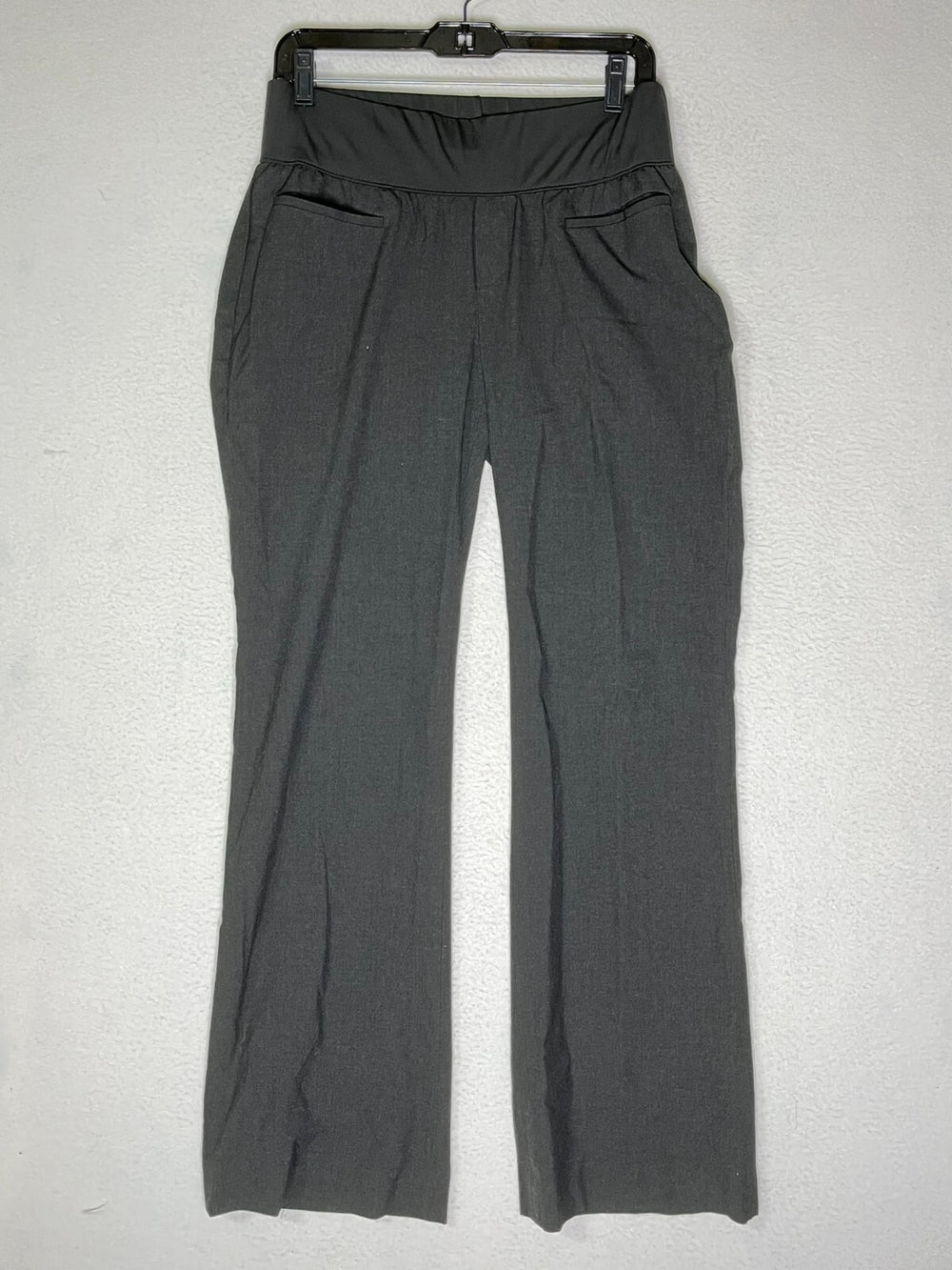 Gap Dark Gray Maternity Modern Bootcut Pants High Rise Stretch Women's Size 6R
