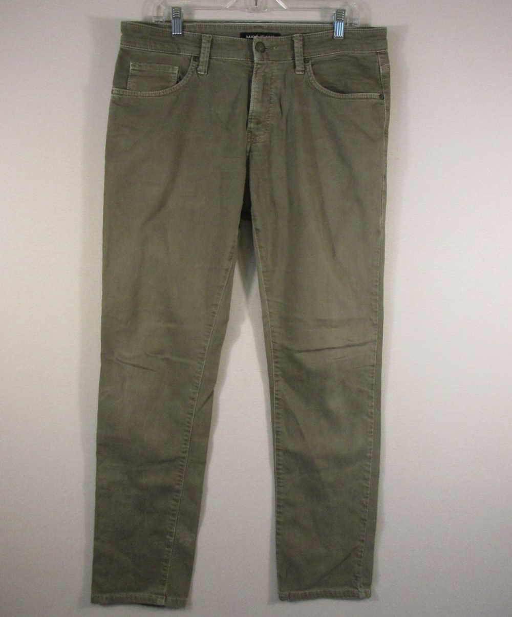 Mavi Mens Stretch Jake Slim Leg Jeans Straight Leg Pockets Size 34/32 Olive