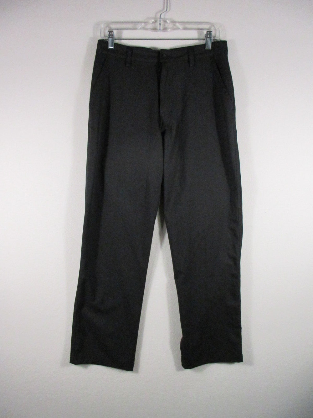 Champion Mens Straight Leg Pants High Rise Pockets Size 32W X 30L Black