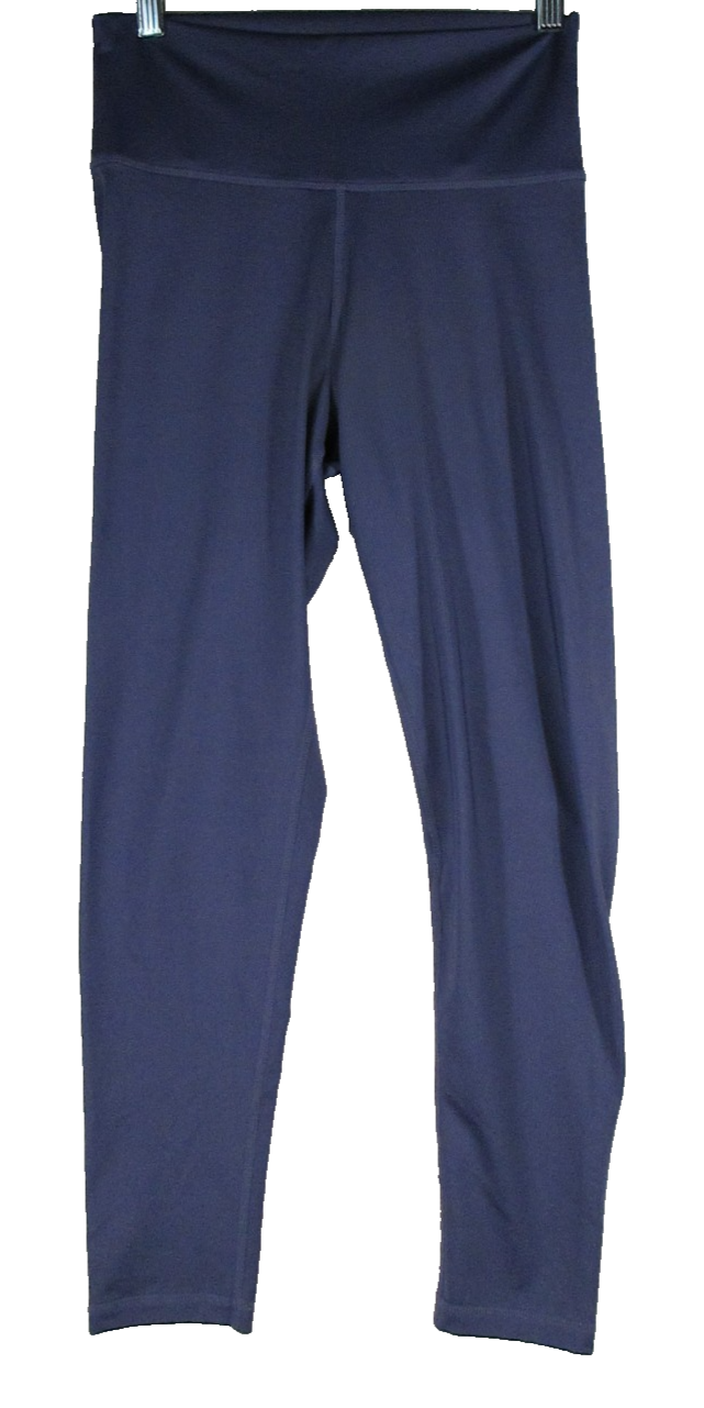 ECHT Womens Performance Workout Ankle Leggings Elastic Waist Size M Blue