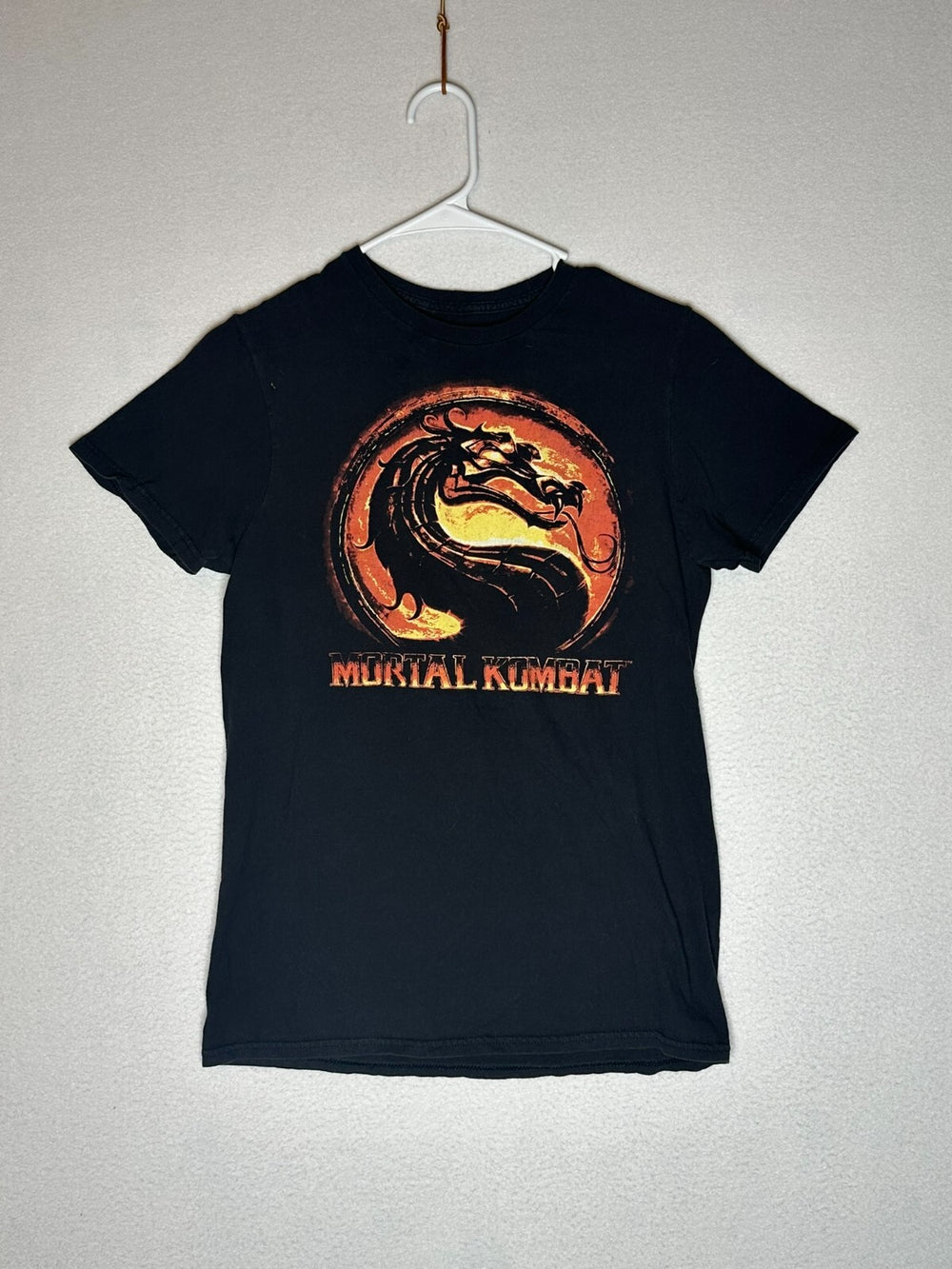 Mortal Combat Black Graphic T-Shirt Men's Small