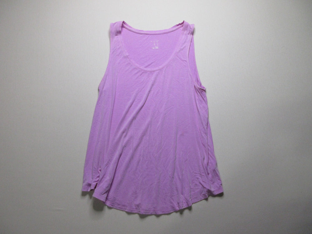 A New Day Purple Wide Strap Sleeveless Tank Top Scoope Neck Women's Size Medium