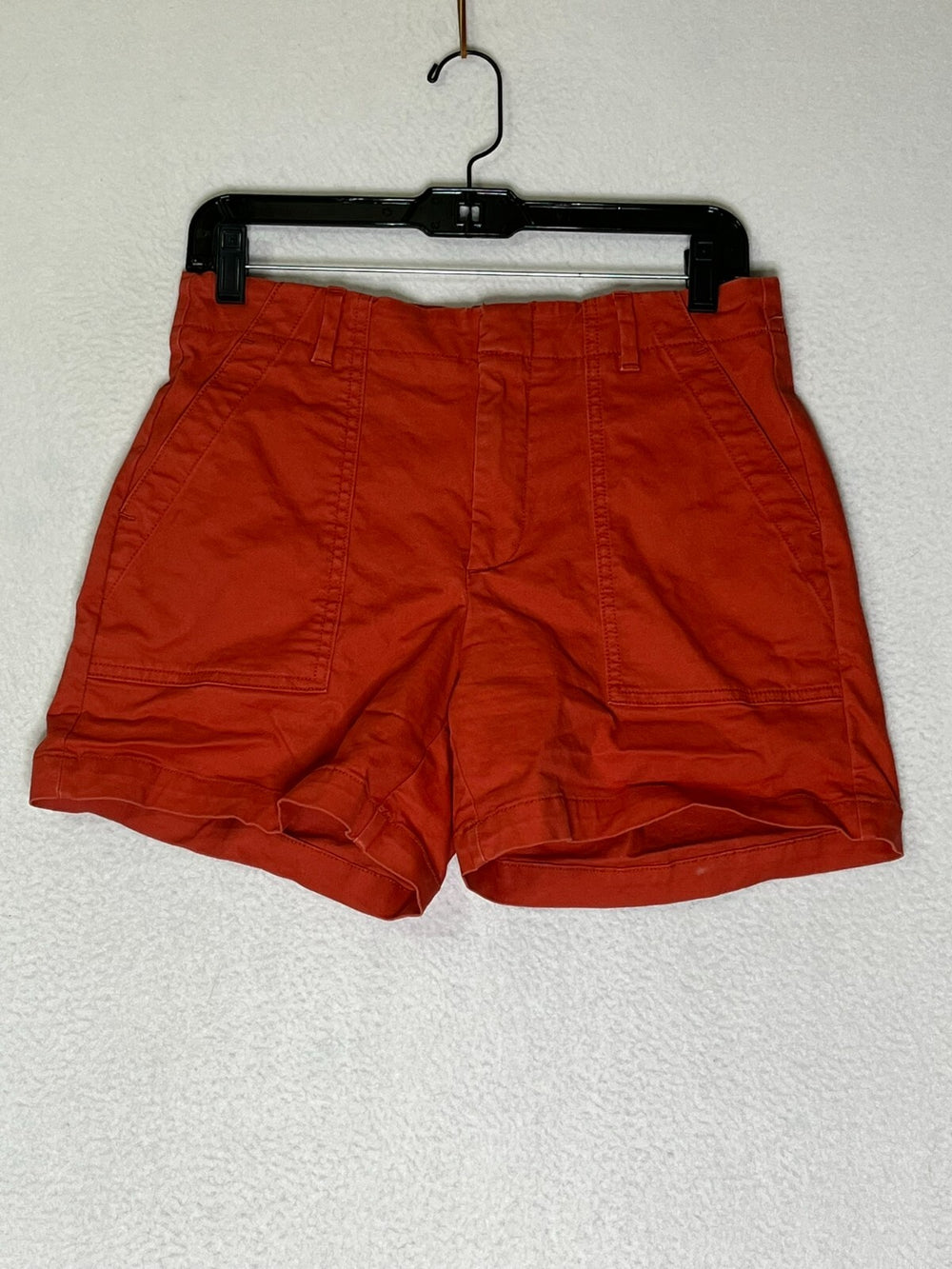 Banana Republic Red Authentic Chino Short Flat Front Cotton Women's Size 4