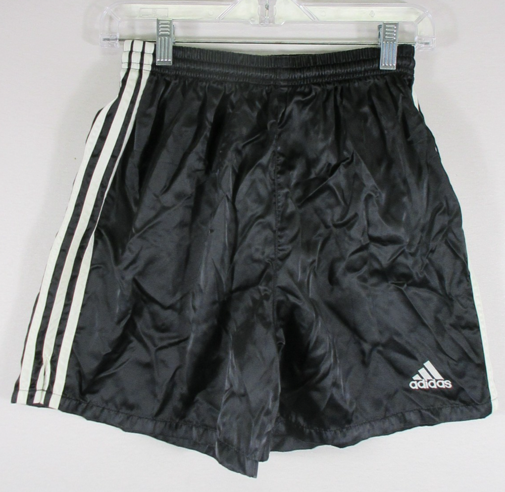 Adidas Boys High Rise Basketball Shorts Elastic Waist Size 5 Black/White