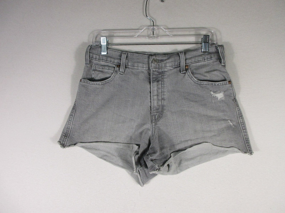 Levi Strauss & Co. Womens Signature Gold Heritage High Rise Shorts Size 6 Gray