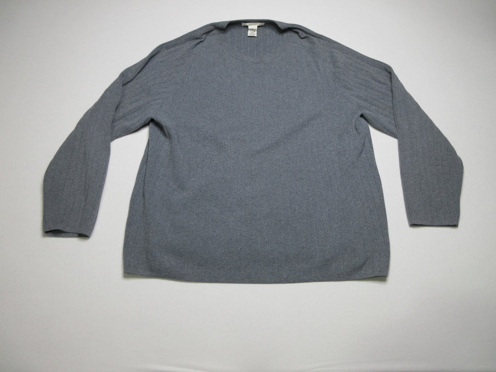 Merona Mens Pullover Tight Knit Crew Neck Sweater Long Sleeve Size XL Gray