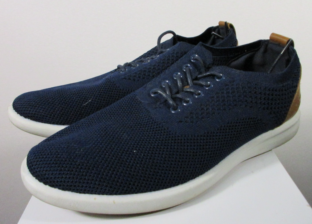 G.H. Bass & Co Mens Lace Up Sneaker Shoes Cap Top Blue US Size 9 Comfort