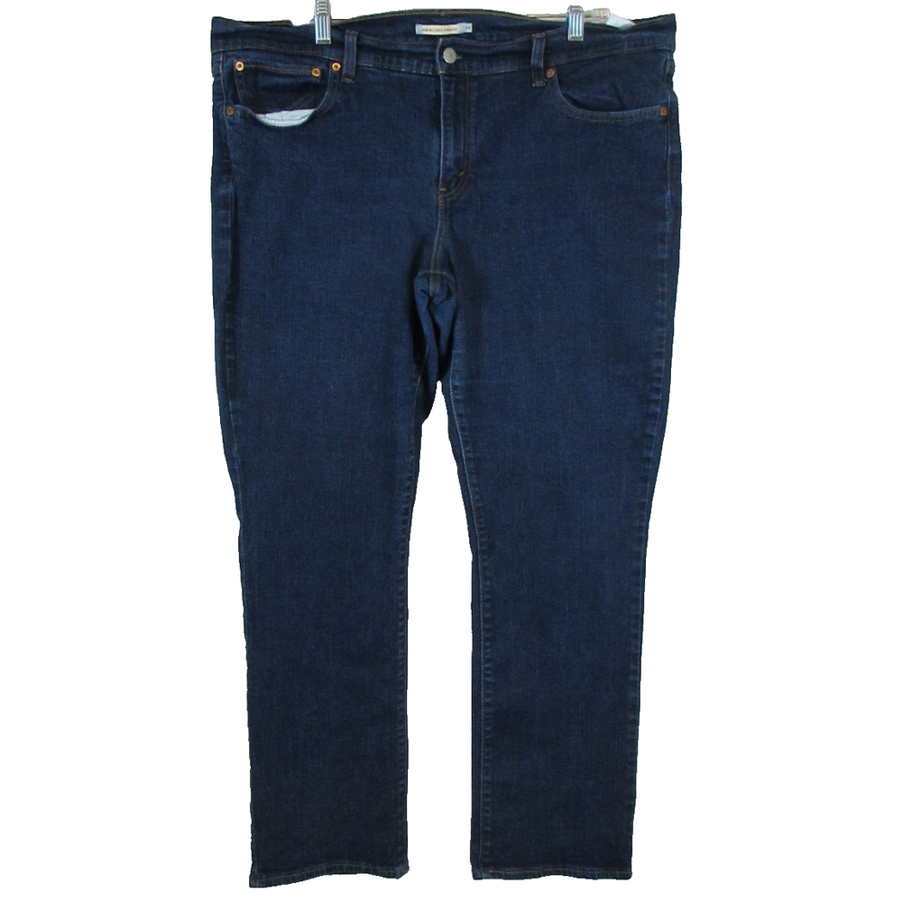 Levi's Strauss & Co. Mens Relaxed Straight Jeans Stretch Denim Size 34 Blue