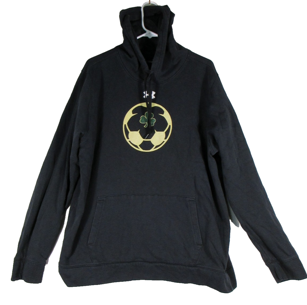 Under Armour Mens Graphic Hoodie Sweatshirt Long Sleeve Size XL Black