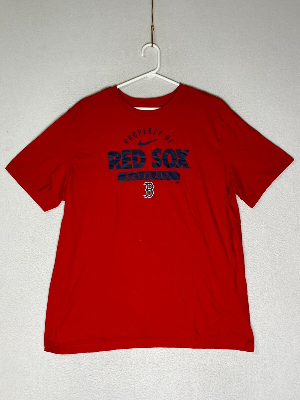The Nike Tee Red Crew Neck T Shirt Boston Red Sox Short Sleeve Mens Size X Large