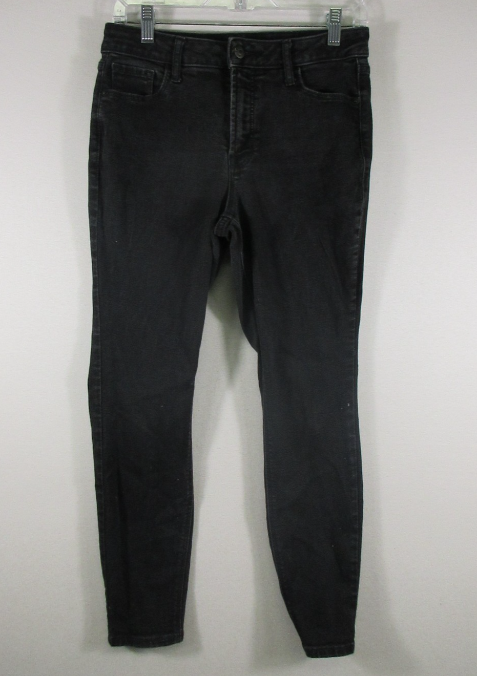 Old Navy Womens Rockstar Super Skinny Jeans Secret Smooth Pockets Size 6 Black