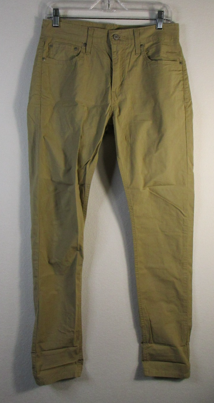 Levi Strauss & Co. Mens Denim Slim Fit Jeans 512 Pockets Size 30/32 Beige