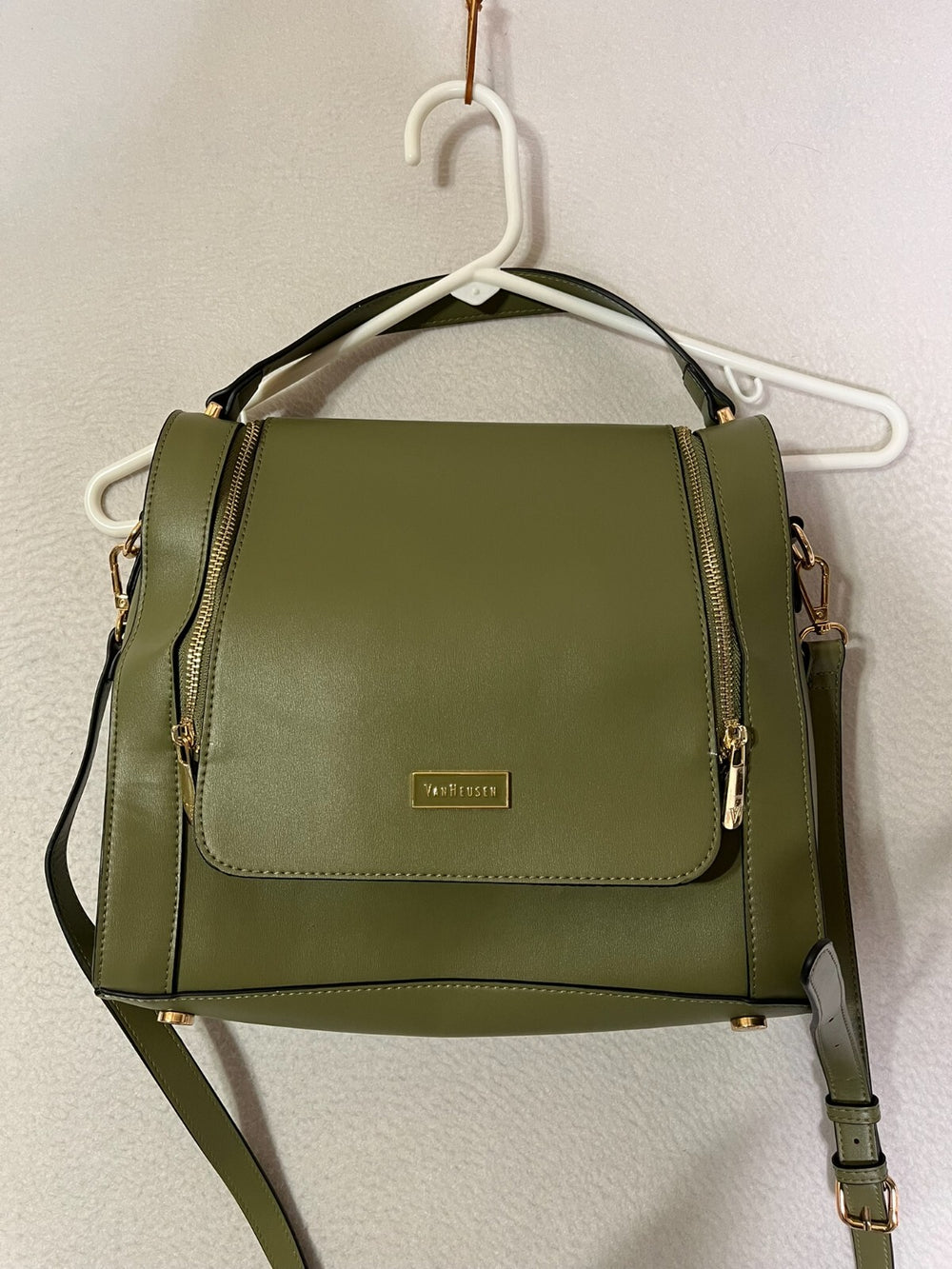 Van Heusen Green Classic Sling Bag with Detachable Strap Women's One Size