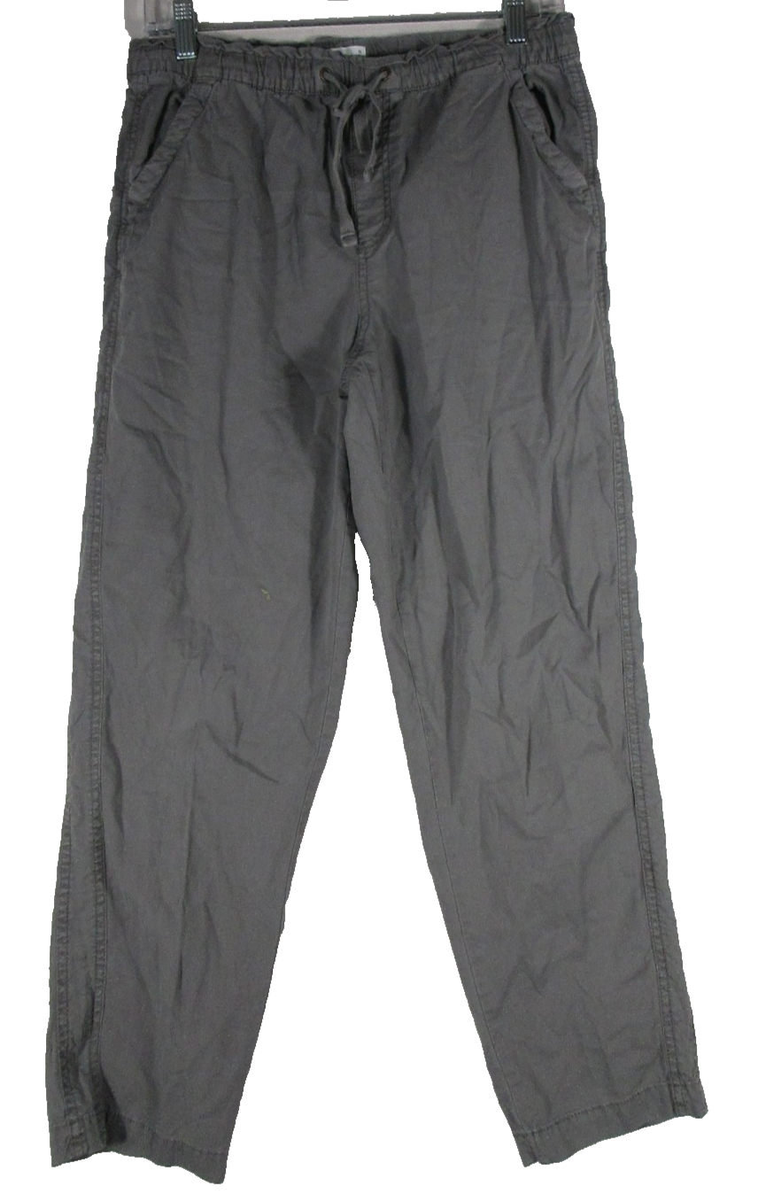 Sonoma Goods For Life Mens Pants Drawstring Straight Leg Pockets Size S Gray