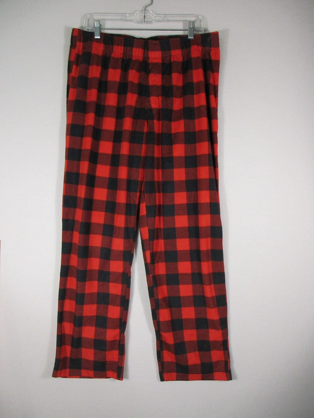 Wondershop Mens Sleepwear Pajama Pants Straight Plaid High Rise Size L Red