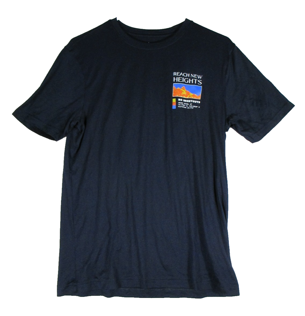 Old Navy Mens Short Sleeve Graphic T-Shirt Regular Fit Crew Neck Size S Blue