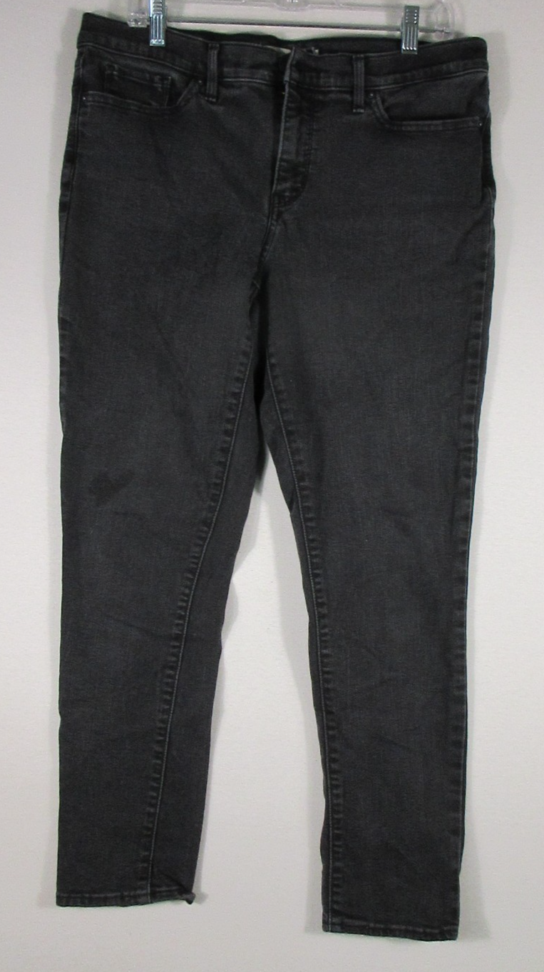 Levis Strauss Mens 311 Shaping Skinny Jeans Mid Rise Pockets Size 32 Black