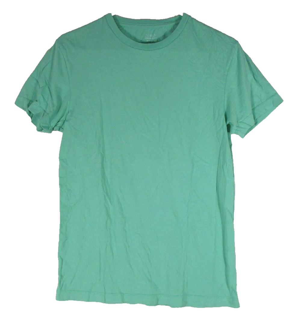 J.Crew Mens Broken In Slim Fit Crew Neck T-Shirt Short Sleeve Size S Green