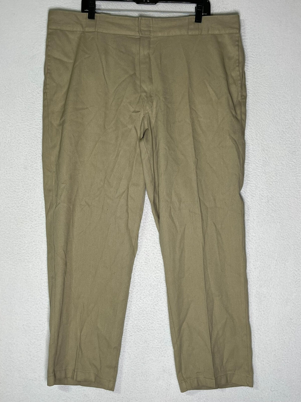 Dickies Beige Chino Pants 874 Original Fit 11874DS Straight Leg Mens Size 42x30