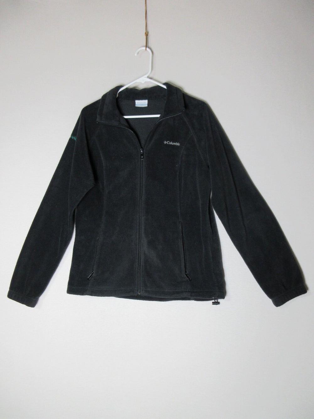 Columbia Sportswear Womens Full Zip Fleece Jacket Long Sleeve Collared Size L