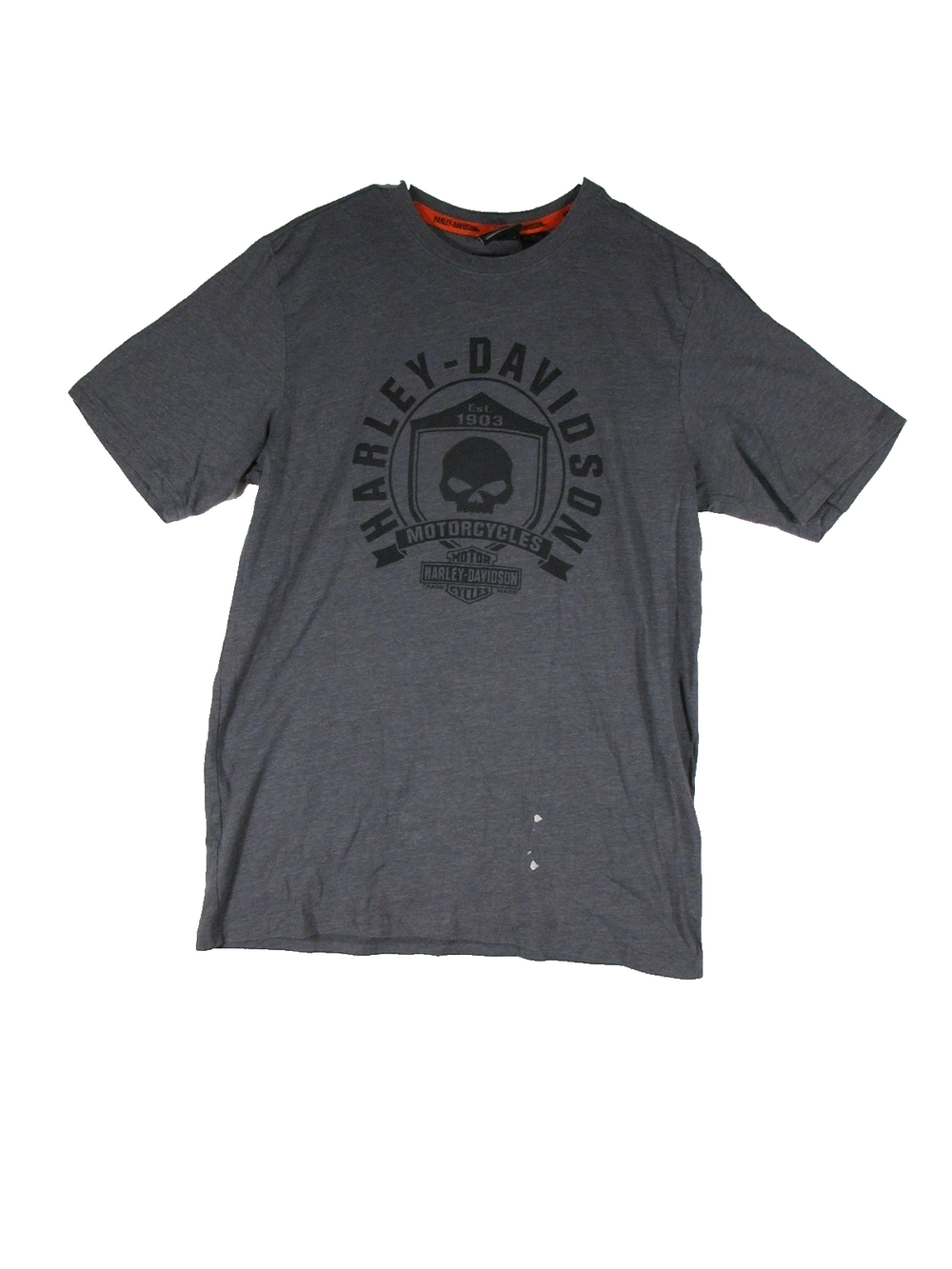 Harley-Davidson Mens Motorcycles Graphic T-Shirt Short Sleeve Size M Gray