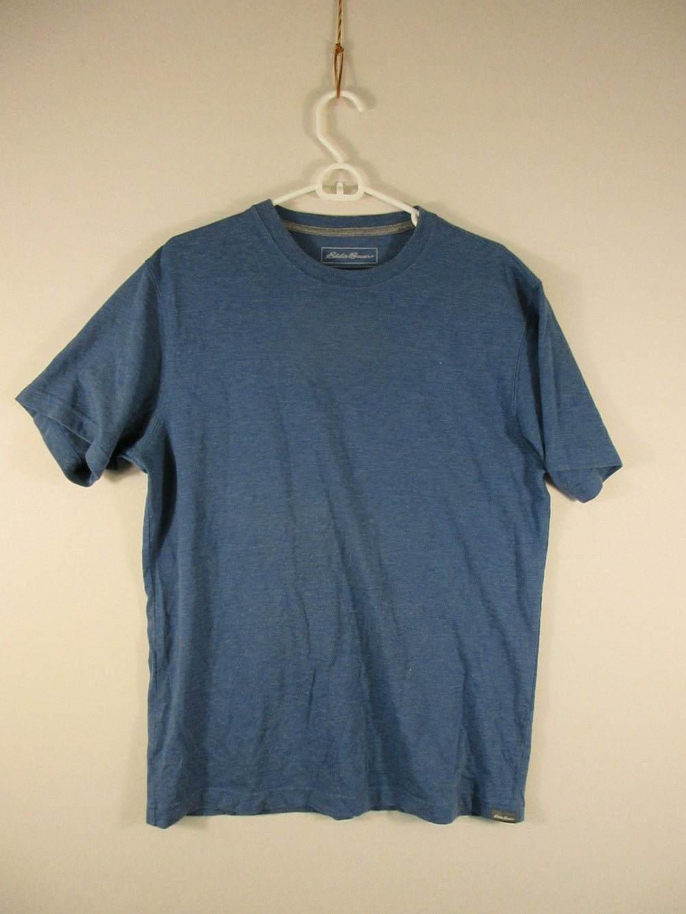 Eddie Bauer Mens Stretch Crew Neck T-Shirt Short Sleeve Size M Navy Blue