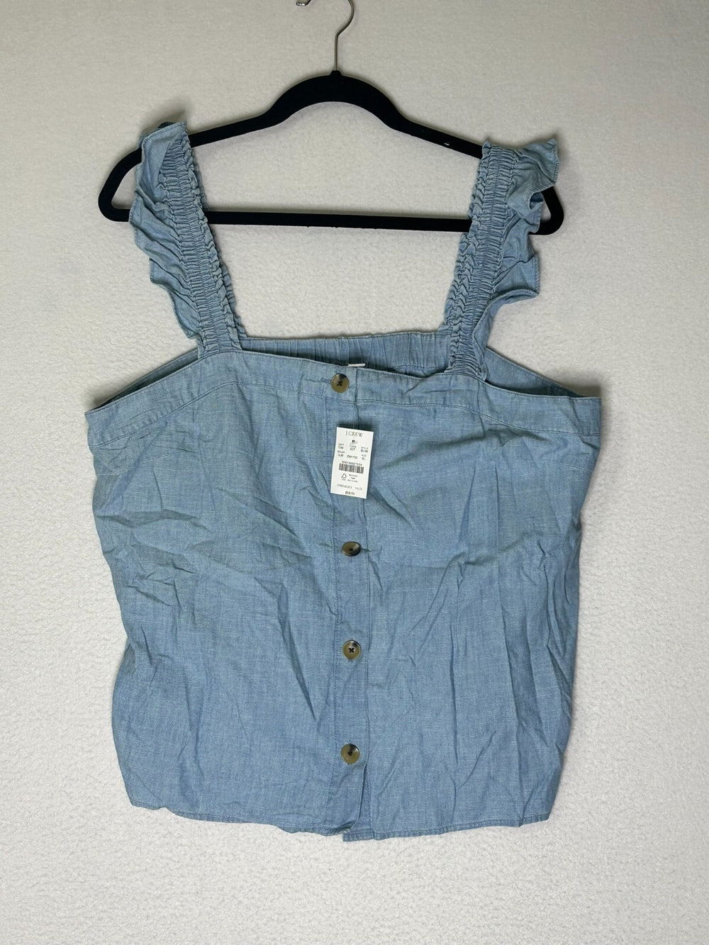 NWT J Crew Blue Tank Top Women's Size XL
