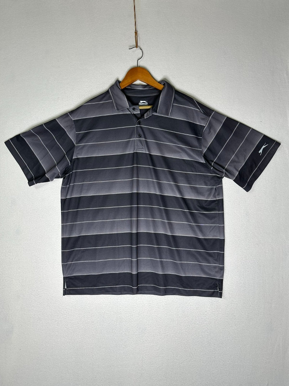 Slazenger Stripe Golf Polo Shirt Men's Size XL