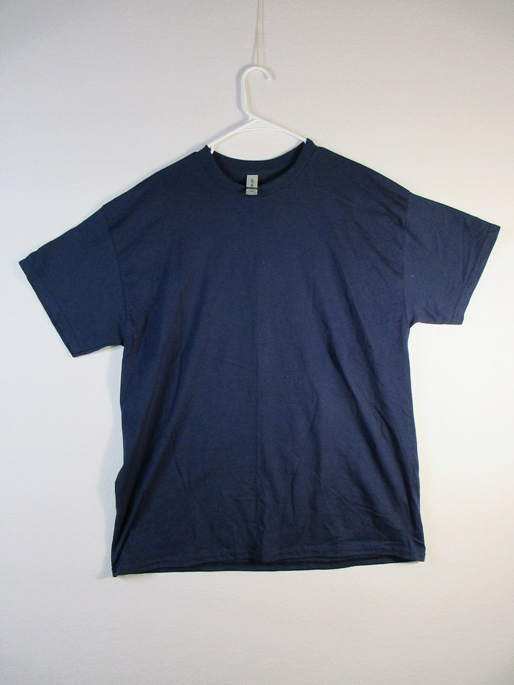 Gildan Mens Pullover Paradise Side T-Shirt Short Sleeve Crew Neck Size XL Blue