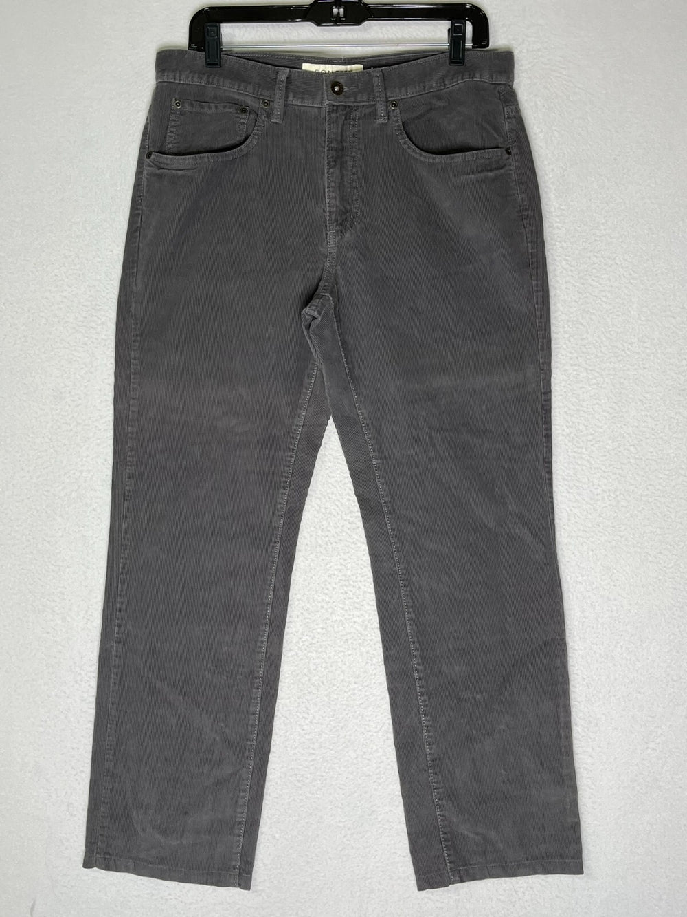Vintage Sonoma Lifestyle Grey Faded Corduroy Pants 100% Cotton Men's Size 32X30