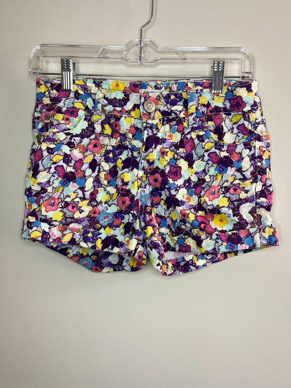 Celebrity Pink Jeans Colorful Women's Shorts Size 3
