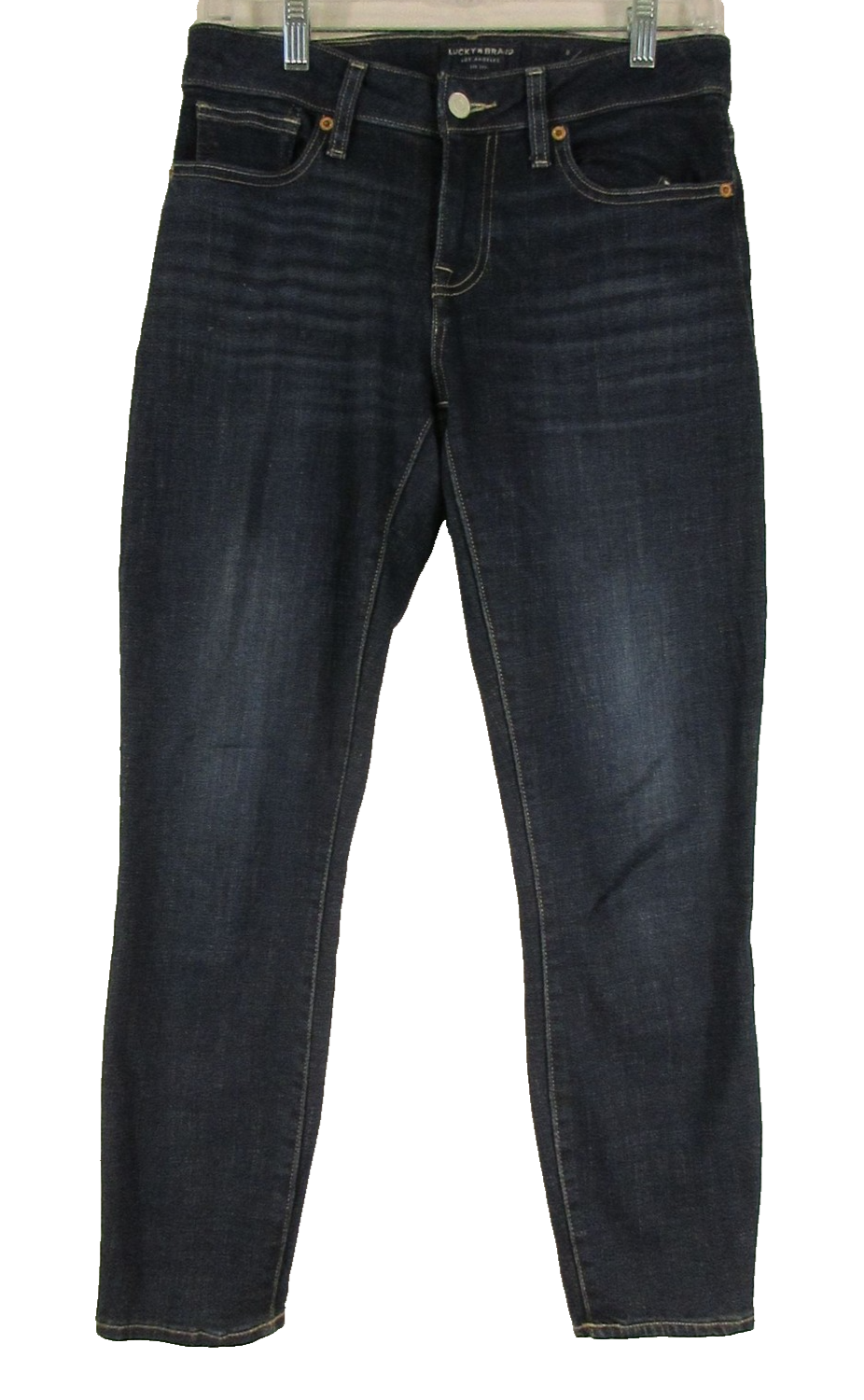 Lucky Brand Jeans Womens 8 Ankle Skinny Dark Wash Denim Stretch Five Pocket