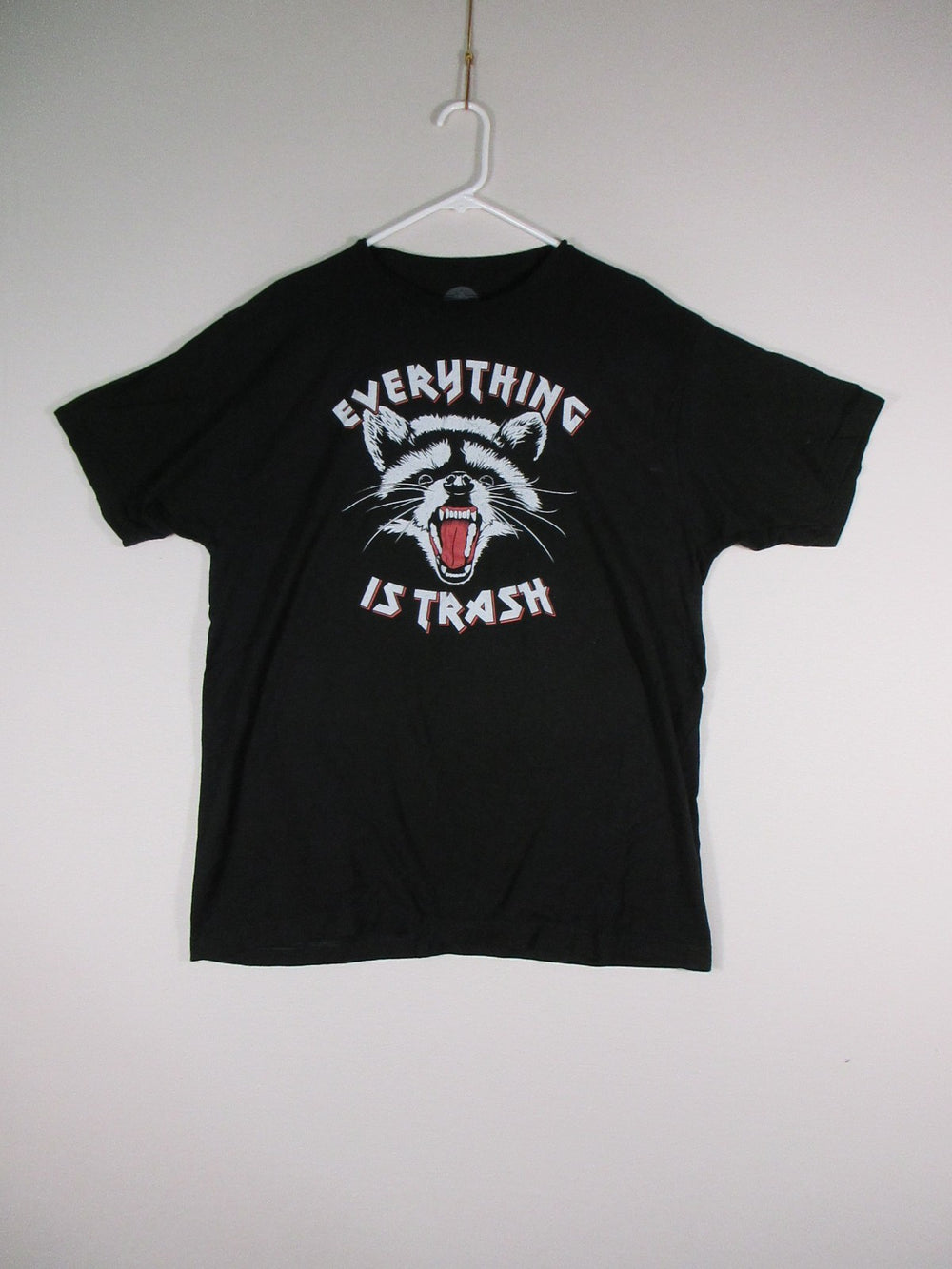 BoredWalk Mens Regular Graphic T-Shirt Short Sleeve Everything is Size XL Black