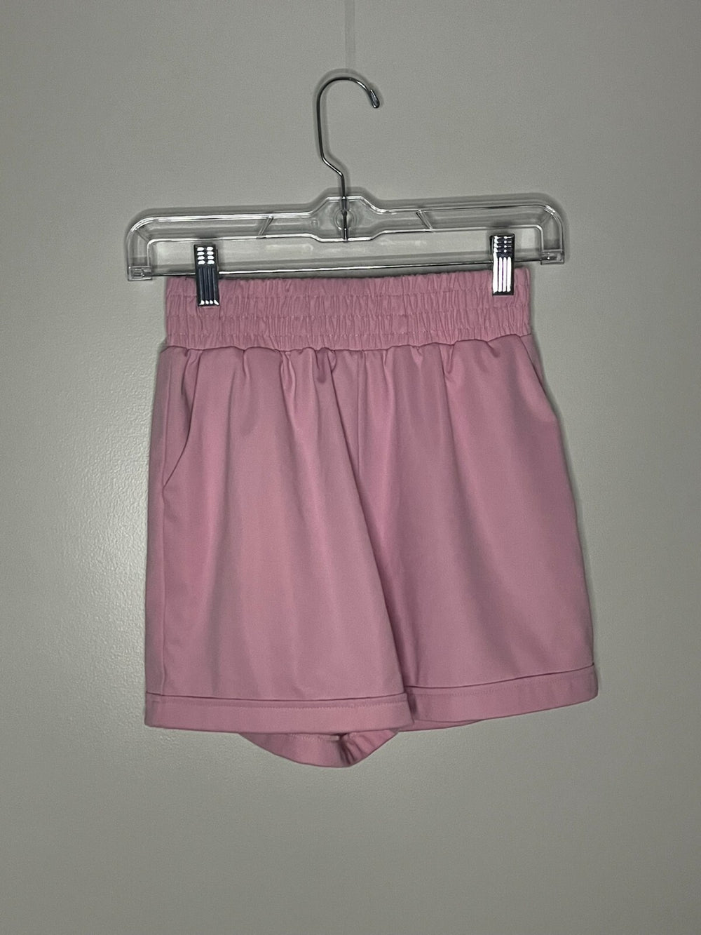 Vintage Pink High Waist Sweat Shorts Women's Size Medium