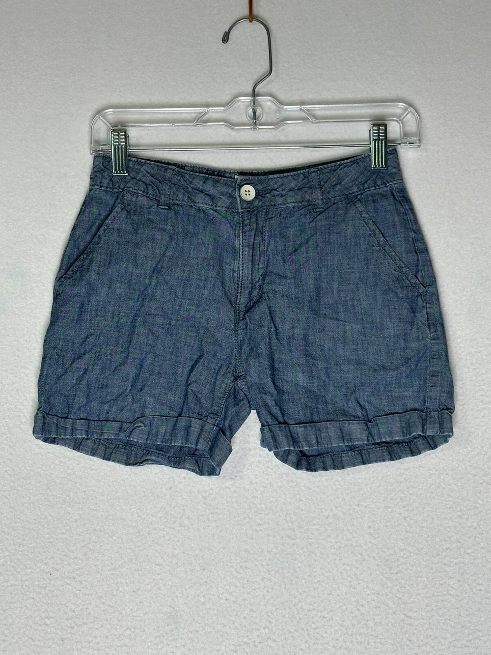 Gap Blue Cuffed Shorts Kids 14 Regular