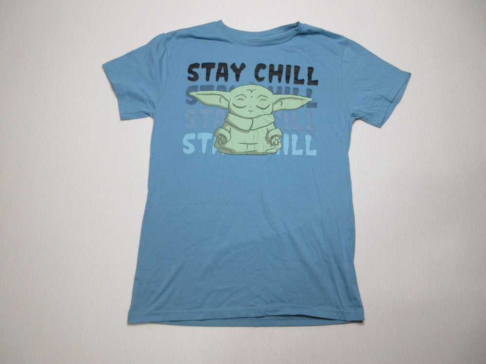 Star Wars Mens Graphic Print Crew Neck T-Shirt Short Sleeve Size S Blue