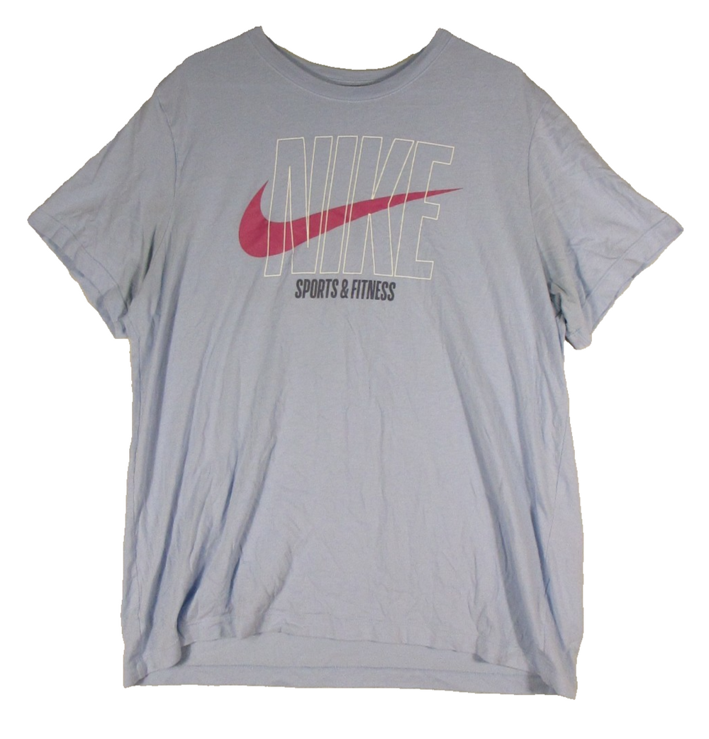 Nike Dri-Fit Mens Training T-Shirts Crew Neck Short Sleeve Size XL Blue