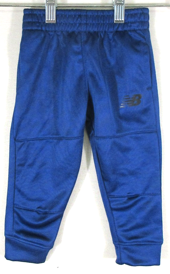 New Balance Boys Pull-On Mid Rise Pants Flat Front Straight Leg Size 18M Blue