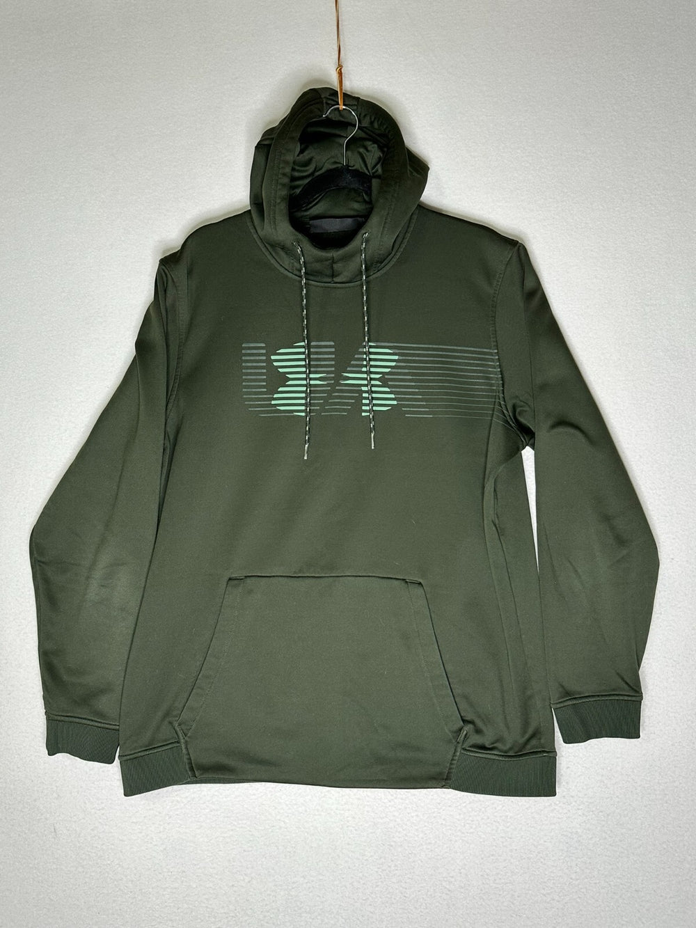 Underarmor Gray Coldgear Hooded Sweatshirt Pullover Men's XL