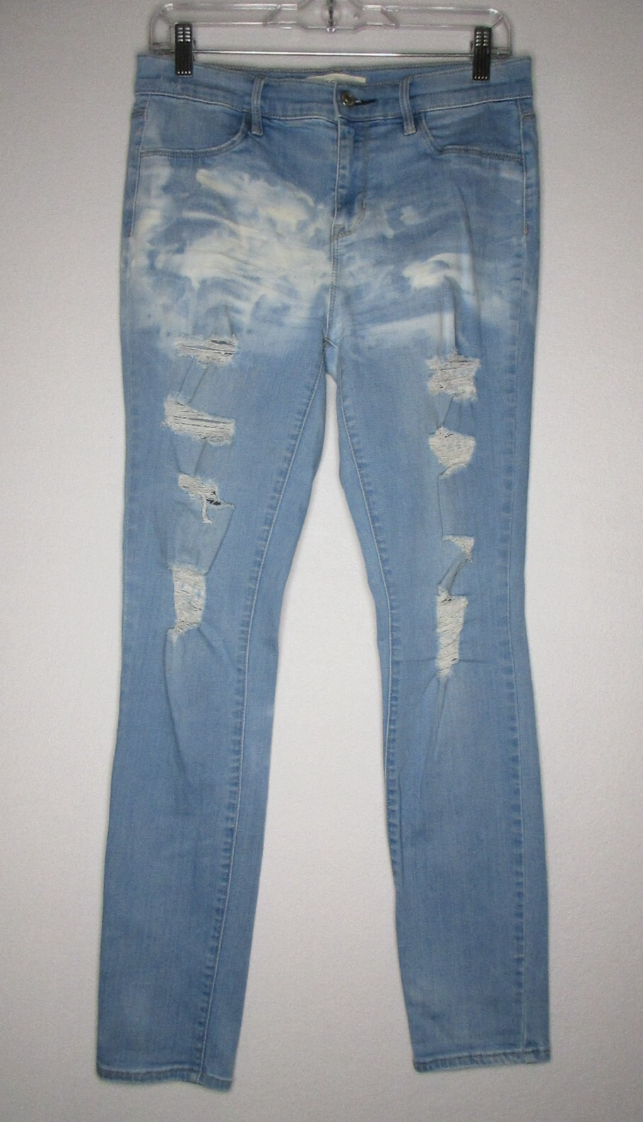 PacSun Los Angeles Super Stretch Jegging Jeans Distressed Size 29 Blue