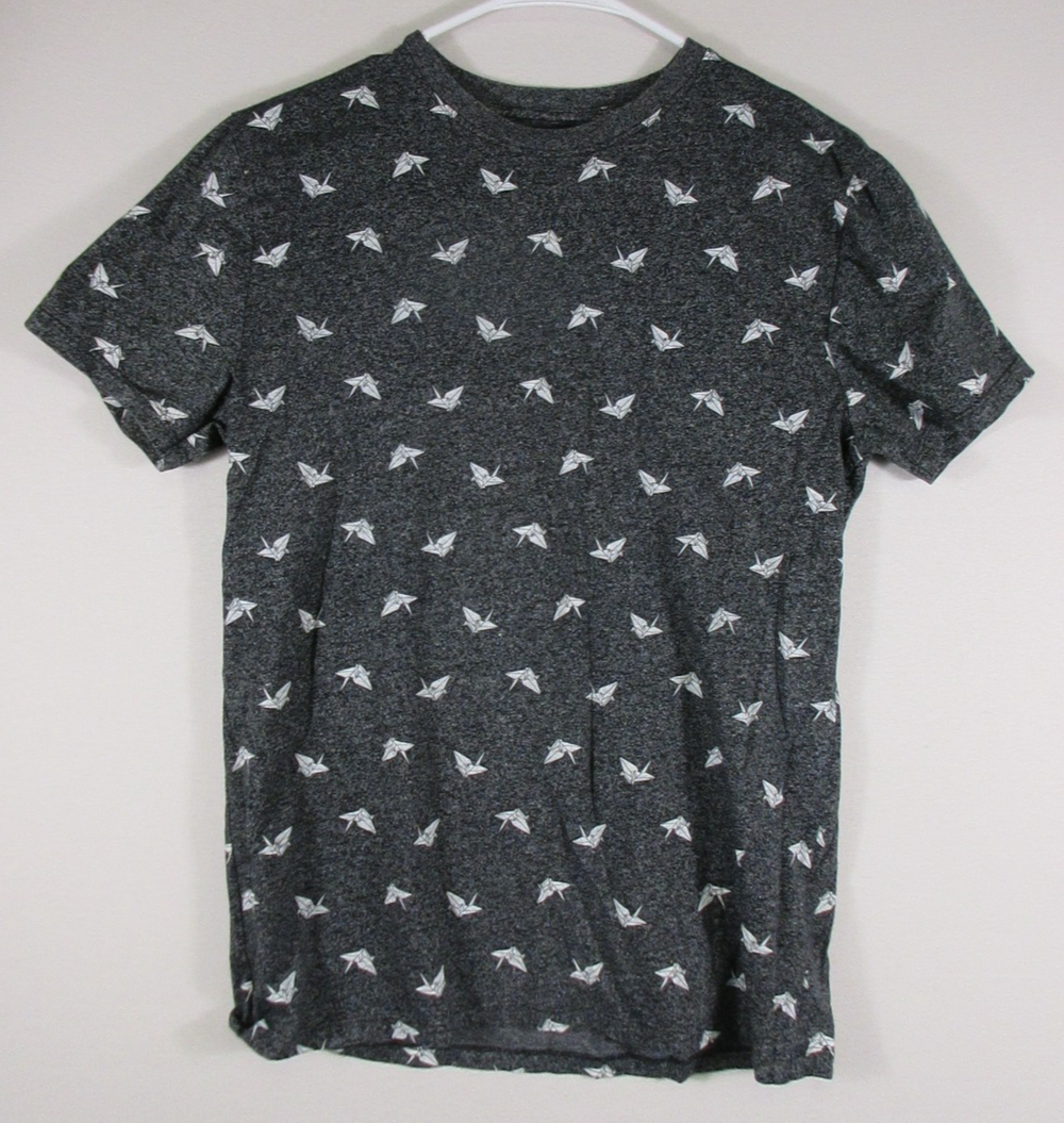 Knickerbocker Vintage Design Mens Round Neck T-Shirt Short Sleeve Size S Black