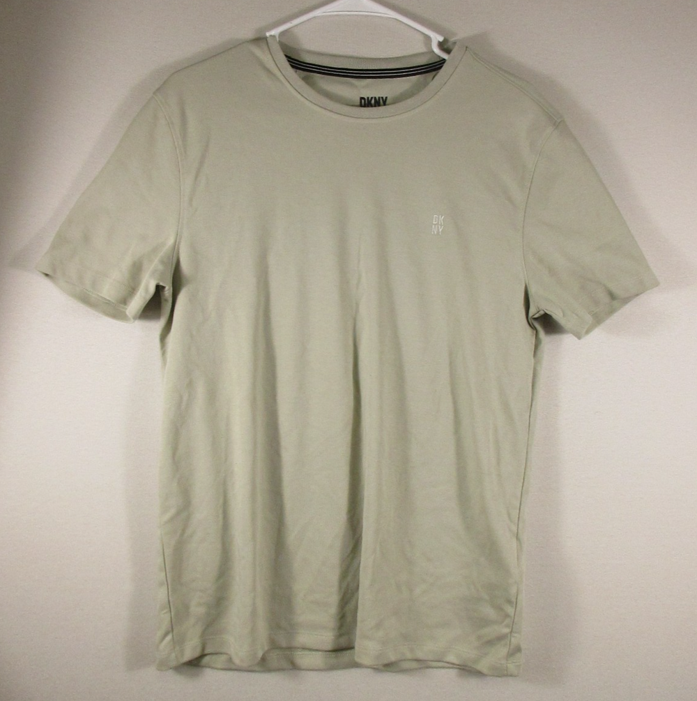 Dkny Mens Pullover Crew Neck T-Shirt Lightweight Short Sleeve Size S Gray
