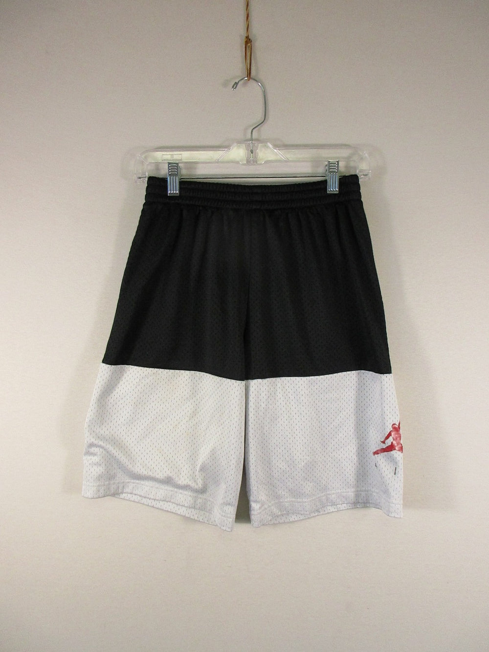 Nike Jordan Boys Jumpman Air Mesh Running Shorts Elastic Waist Sz XL 13-15 Black