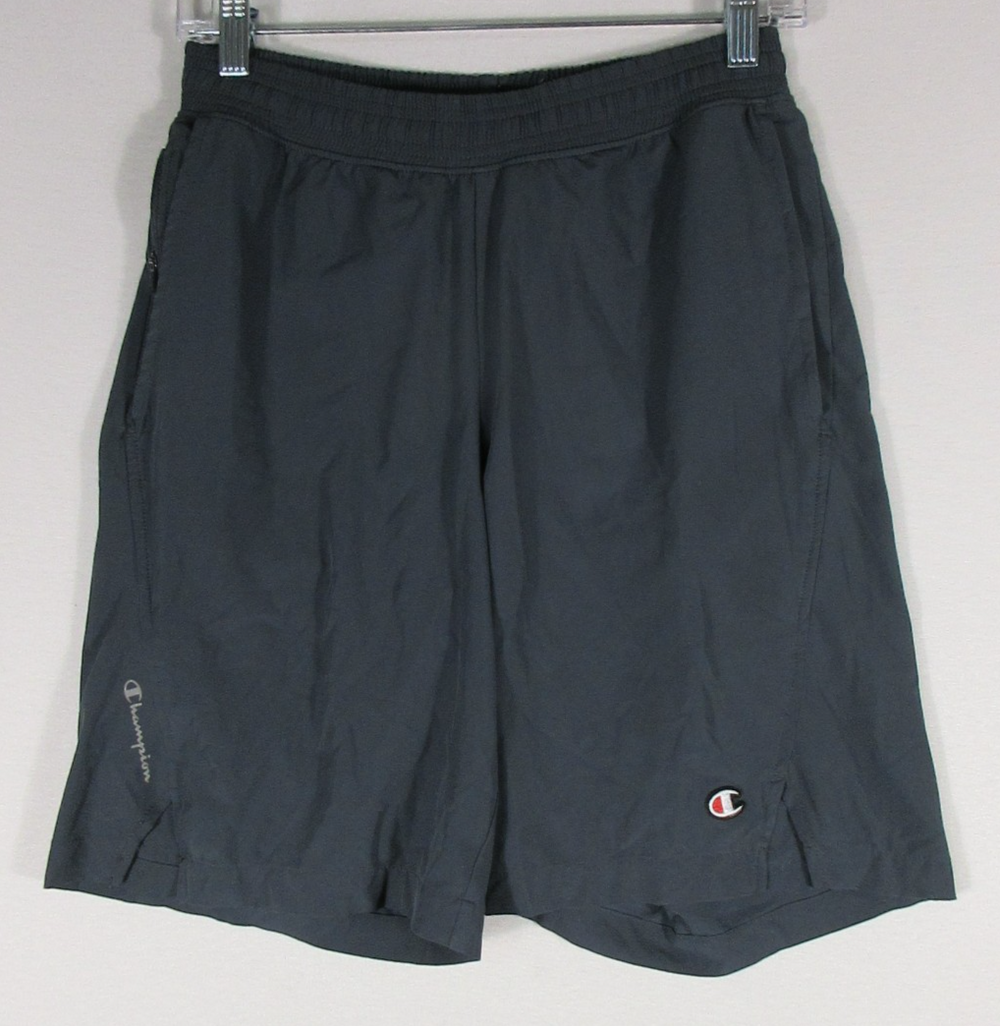 Champion Mens Authentic Athletic Gym Shorts Elastic Waist Size S Black