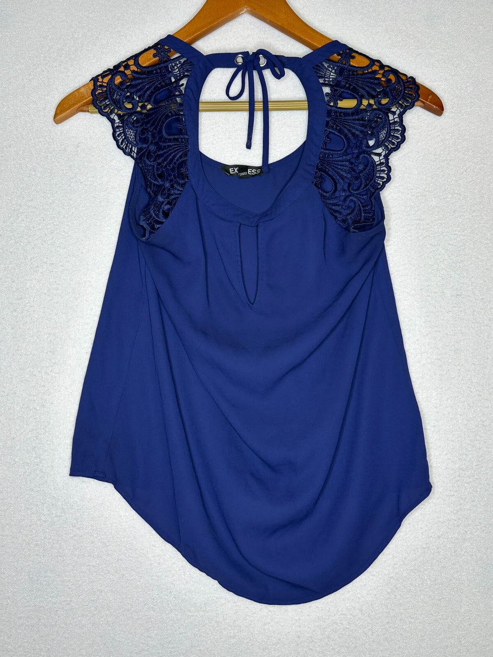 EXPRESS Navy Blue Blouse Women's Size X-Small