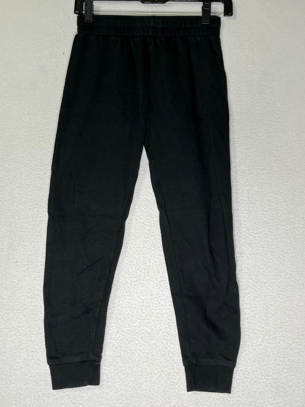 Puma Black Fleece Joggers Sweatpants Elastic Waist Cotton Boy’s Size Large